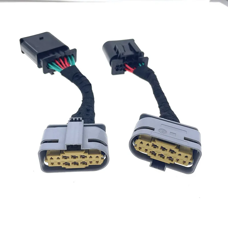 Retrofit Facelift MULTIBEAM LED Head Light Extension Cable Wiring Harness For W205 GLC