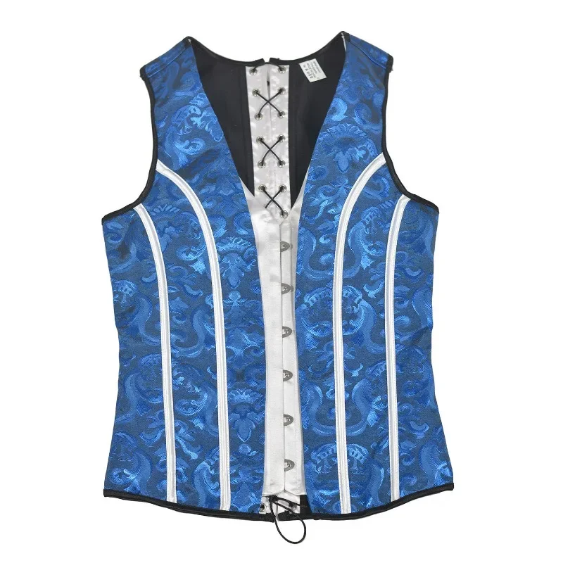 Mens Vest Corset Waist Trainer Body Shaper Wear Fitness Jacket Corsets Blusas Top Fajas Color Matching Shapewear Fashion Clothes