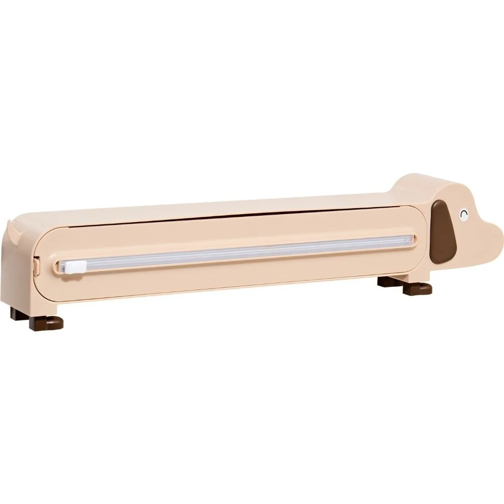 

Puppy Shape Food Film Dispenser Magnetic Storage Box Plastic Wrap Dispenser Refillable Food Wrap Aluminum Foil Dispenser