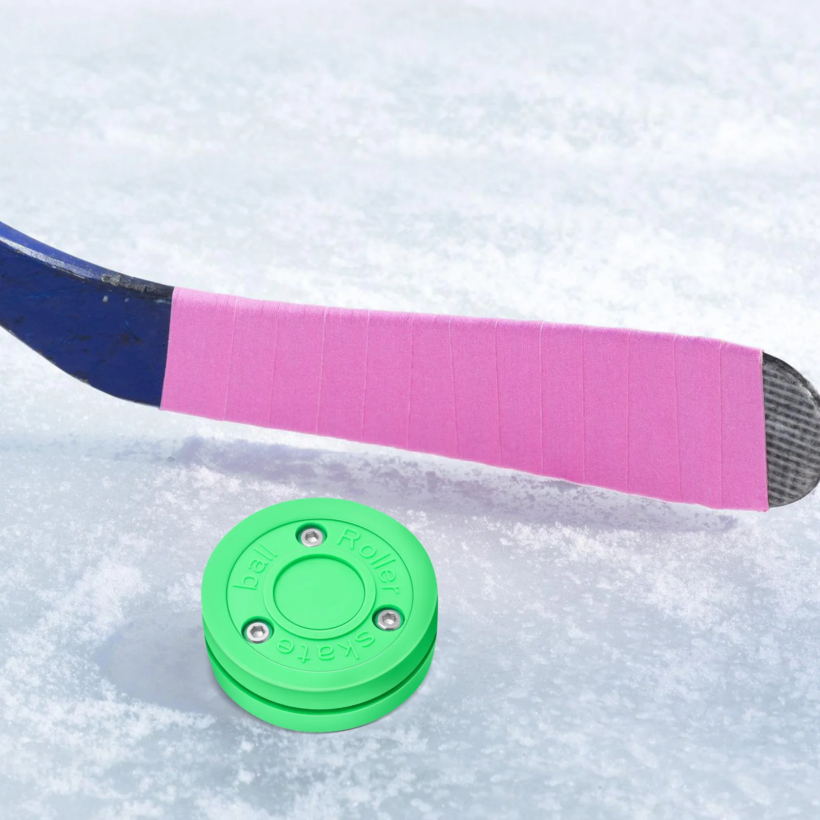 

Plastic Training Hockey Puck for Ice Indoor Practice Gym Use Multi Function Sport Accessory Lightweight Durable Puck Ball