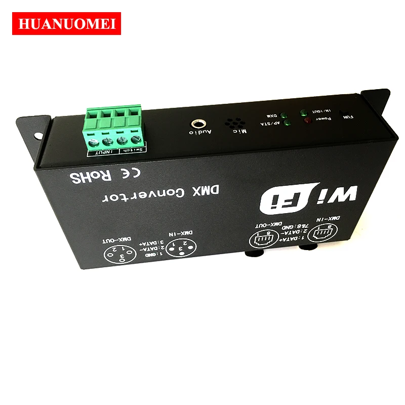 WiFi DMX Converter DMX512 LED Controller 12V WF311 Communication Protocol Art-net 512 Signal Dimmer Lights Control RGB Decoder