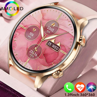 For XIAOMI HD Bluetooth Call Watch 2025 ECG Smart Watch Women AMOLED 360*360 HD Display Clock Sports IP68 Waterproof Smartwatch