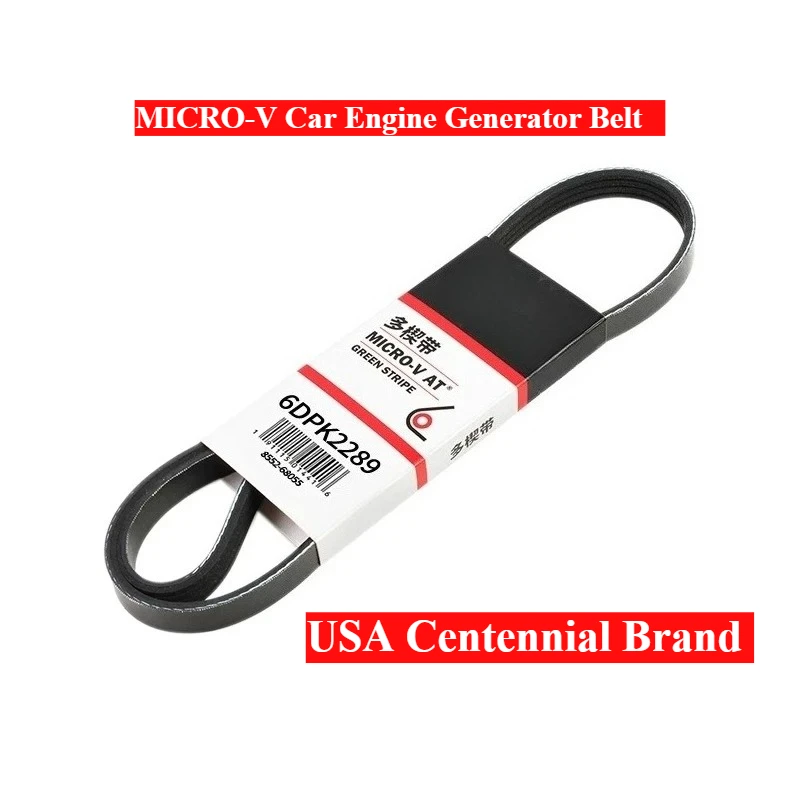 6DPK1554 6DPK1825 6DPK1838 6DPK1939 6DPK2184 6DPK2281 6DPK2289 6DPK2380 6DPK2880 USA MICRO-V Belt Car Engine Generator Belt