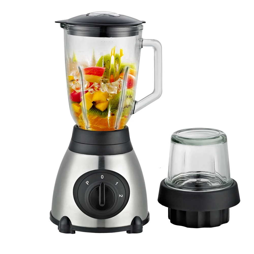 

500W stainless steel base glass jar table blender fruit blender juice blender