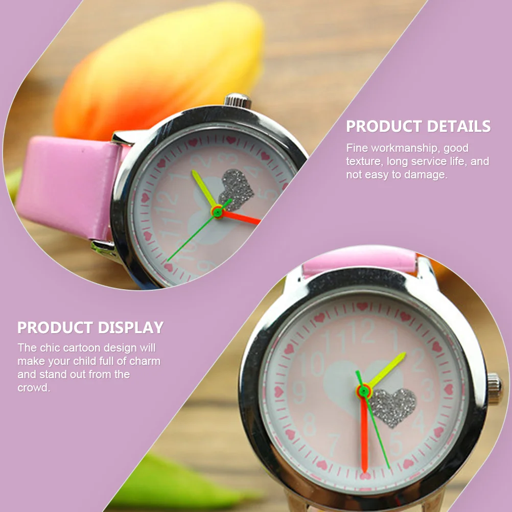 ساعة كارتون مصنوعة بحرفية جيدة وحركة كوارتز دقيقة وساعة يد عصرية من السيليكون #1