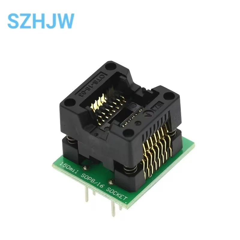 Top Quality Chip Programmer SOP16-1.27 Adapter Socket To DIP16 Ots16-1.27-03