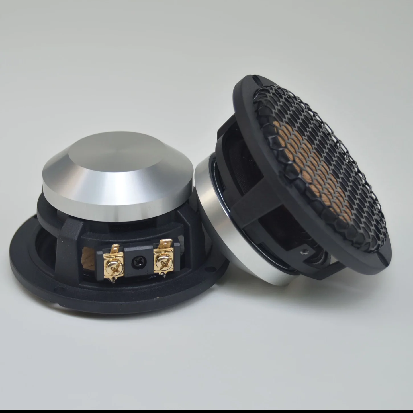 1 Stück GHXAMP 3,5" 91mm Holzfaserkonus Reiner Mitteltöner Auto-Lautsprecher – DSP 3-Wege Aktiv-Upgrade & 3" Center-Mitteltöner 4 Ohm 30W Qts0.752 – Detail 7