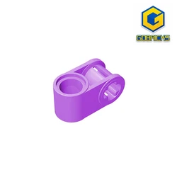 Gobricks-eje y Pin de GDS-926, conector Perpendicular, Compatible con 6536, juguetes, bloques de construcción, tecnología