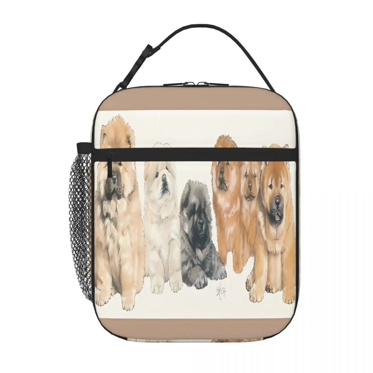 Bestselling Chow Chow Puppies Minimal Chic Insulated Food Bag Festival Outing Meal Bag