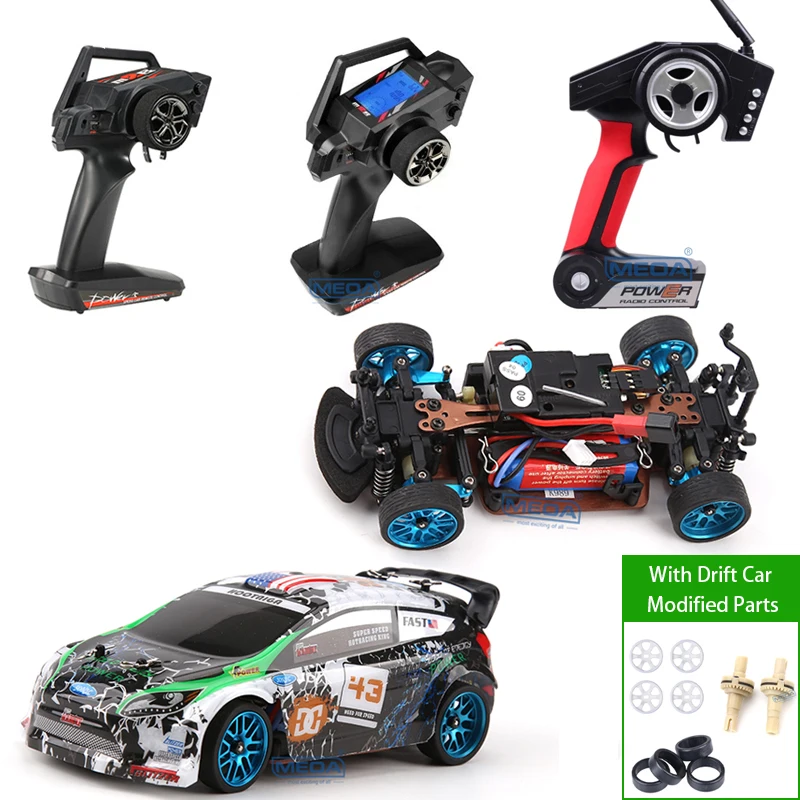 WLtoys K989 4WD Upgrade Metal Reinforce Hub Steering Cup Rally Car 30Km/H Mosquito Racing RC 1/28 V8/LCD Remote Control