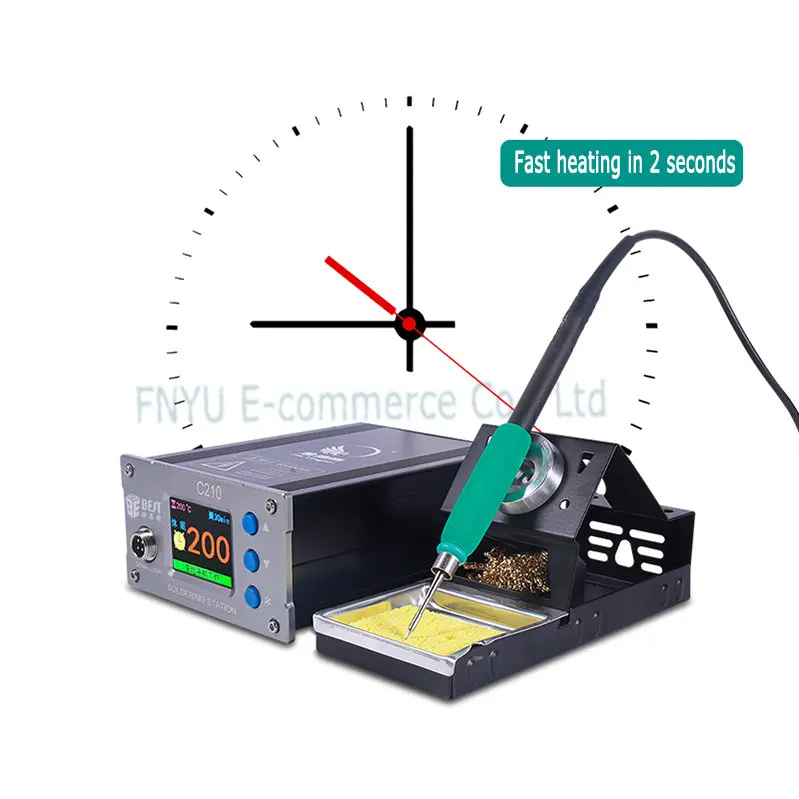 BST C210 Intelligent Welding Station JBC Electric Soldering Iron Soldering Pen for Mobile Computer PCB SMD Repair Welding Tool