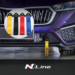 Car Bumper N Line LOGO Decorative Tows Rope For Hyundai I30 I40 I10 I20 Ix35 Tucson Solaris Elantra Santa Fe Sonata Accessory