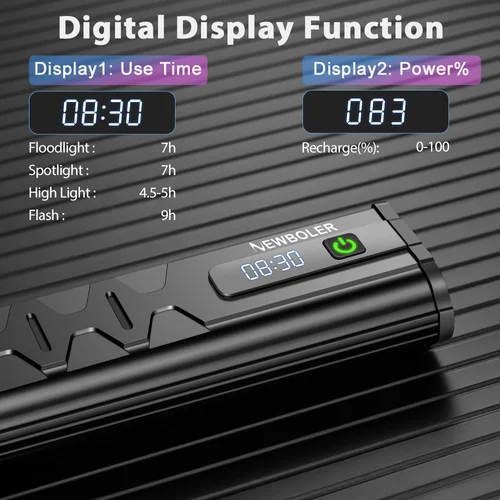 Imagen 2 del producto Luz de bicicleta 10000mAh 8 luces LED para bicicleta linterna LED frontal recargable 10000LM faro con banco de energía accesorios para bicicleta