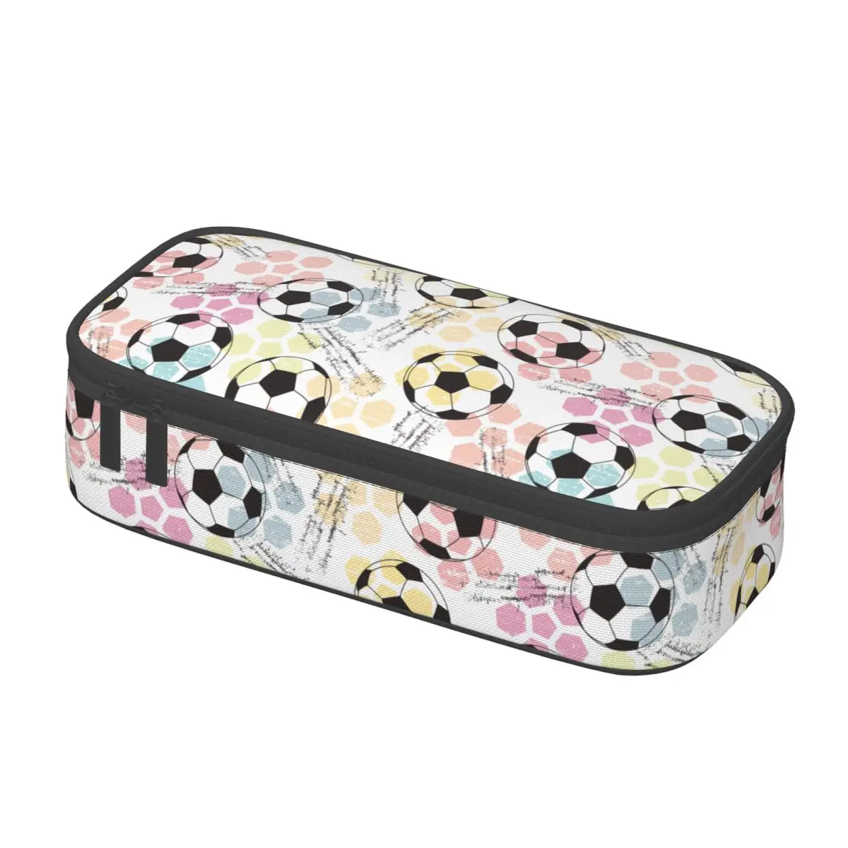 

Lovely Cartoon Soccer Ball Football Pencil Cases Pencilcases Pen for Student Large Storage Bag Office Gifts Stationery