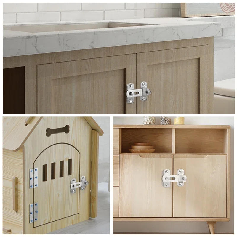 

Защелка для раздвижной двери сарая из нержавеющей стали для блокировки шкафа, дверная защелка сарая, дверные защелки, 90-градусный дверной замок, дверная фурнитура