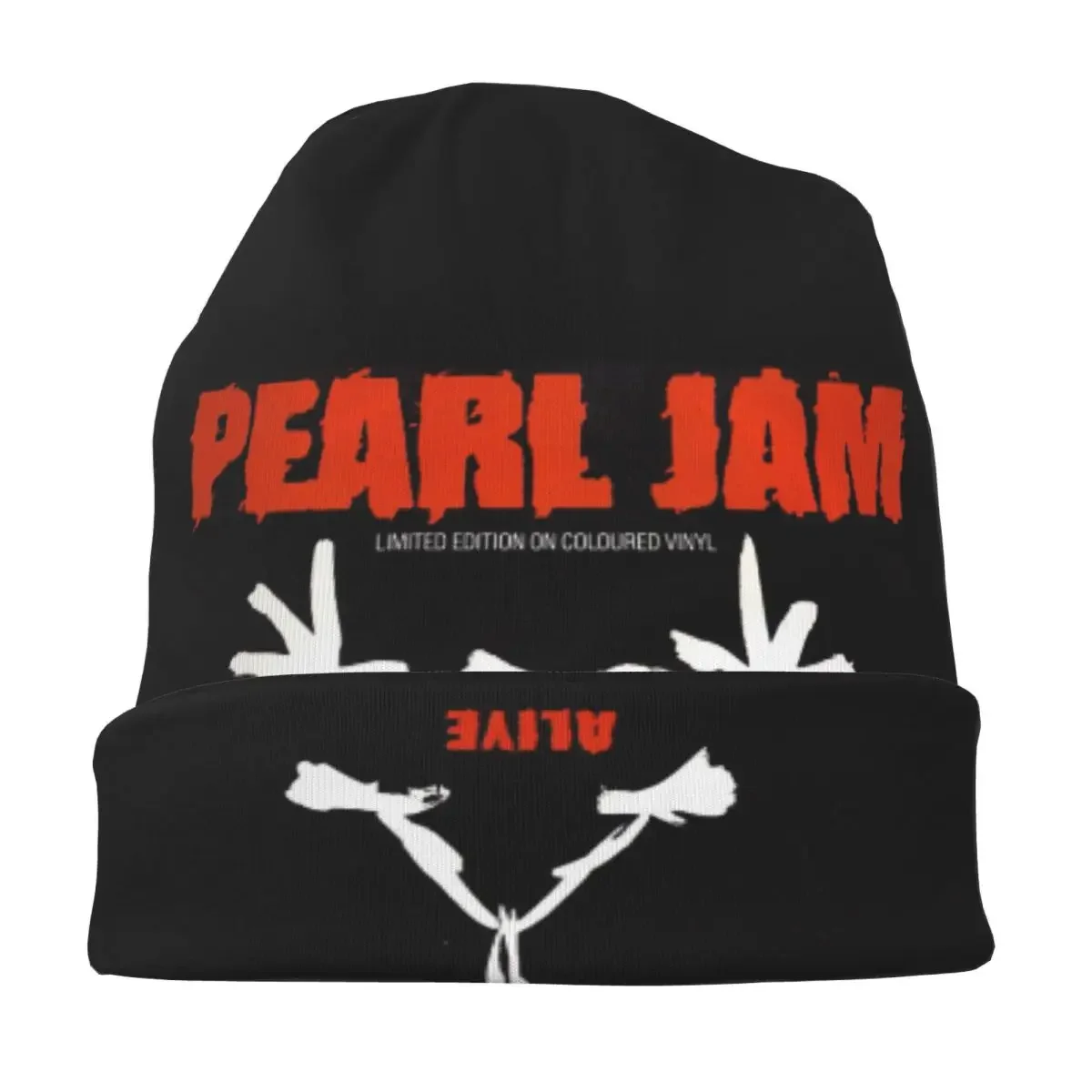 Alive Pearls Jam Boné de malha quente Hip Hop Bonnet Chapéu Outono Inverno Gorros ao ar livre Chapéus para homens mulheres adultos