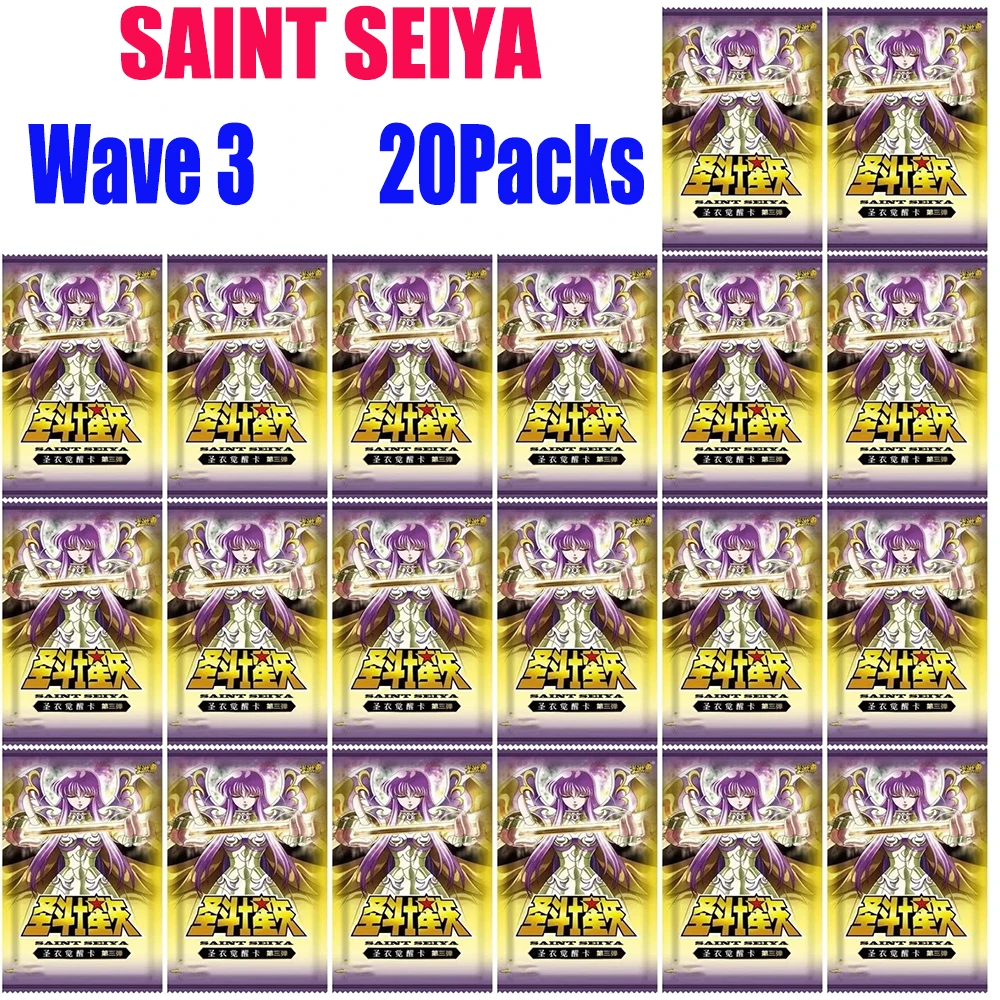 Kayou Saint Seiya Card Booster Box Original 20Packs\10Packs\5Packs Anime Collection Cards Children's Toy Birthday Gifts