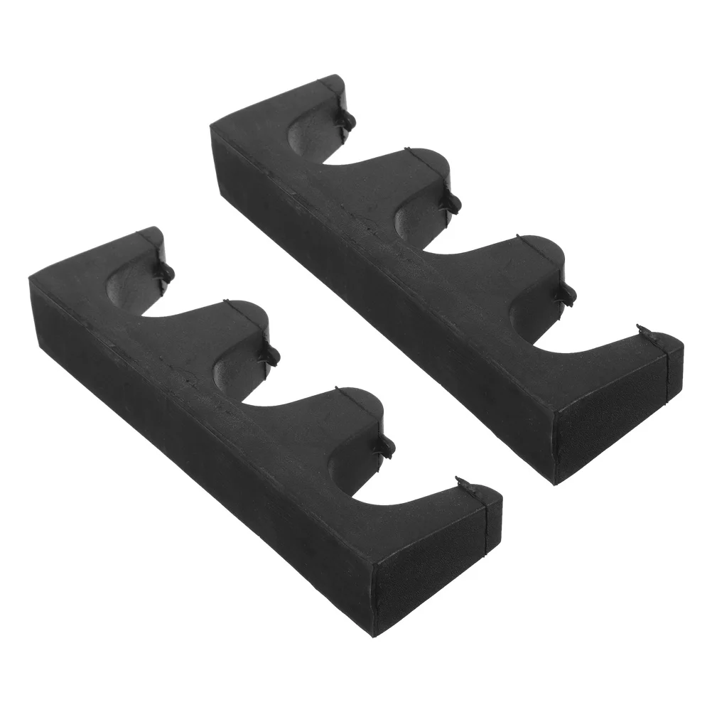 

2 Pcs Billiard Rack Pool Stick Holder Wall Mount Black Color PP Material Storage Solution For Pool Table Accessories
