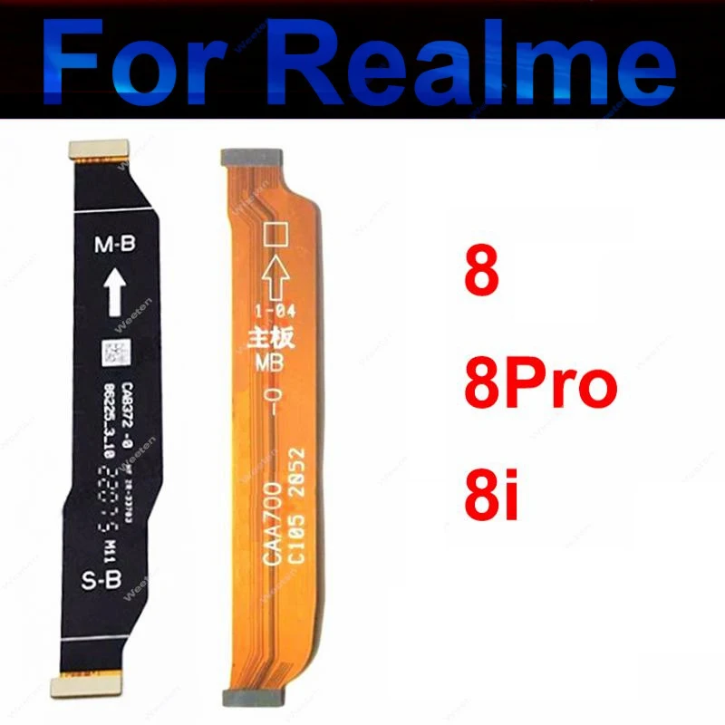 

Детали для Realme 8 8i 8S 8 Pro 4G, материнская плата, разъем для ЖК-экрана, гибкая лента, запасные части