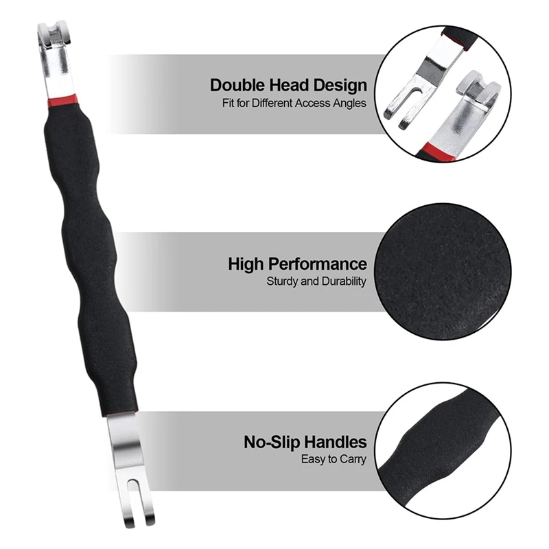 DTA5 5Pcs Electrical Disconnect Pliers Set, Car Automotive Connector Tool, 60 Degree Safety Wire Pliers for Sensor Injector