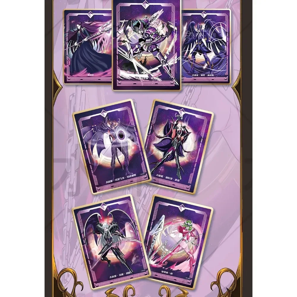 Saint Seiya Collection Card For Children Aiolos Aldebaran Milo Aphrodite Rare 3D Crystal Clear EX Limited Game Card regali per bambini