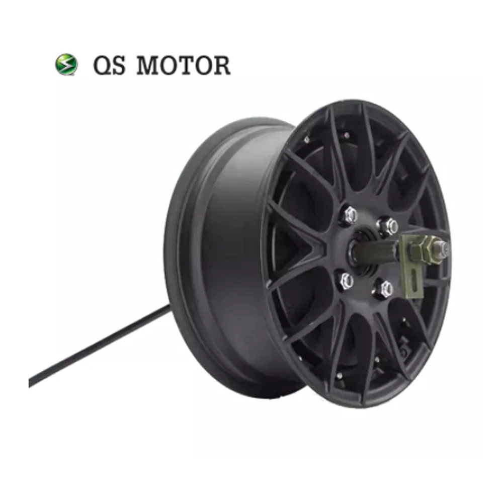 QS MOTOR Detachable 2000W 260 V1 72V50KPH Single Shaft Hub Motor for Small E-car