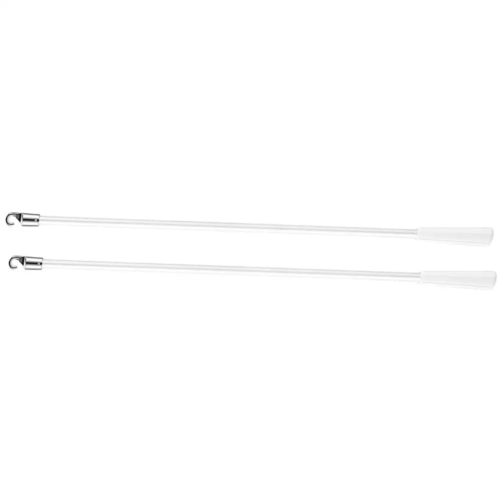 

2Pcs Blind Replacement Hook Fiberglass Rod Alloy Handle Ergonomic Design Easy Rust Strong Versatility Curtain
