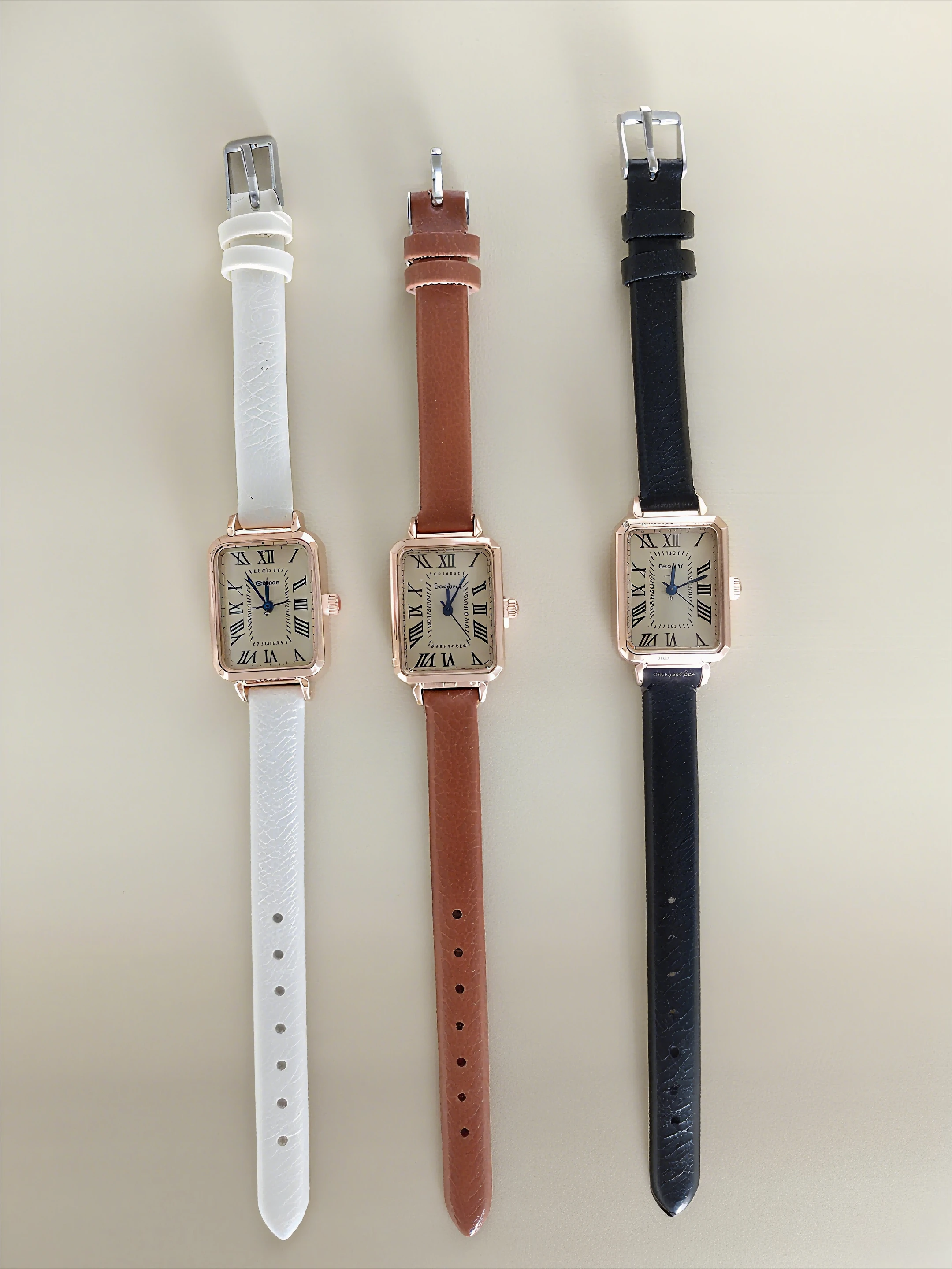 *-* Reloj de cuarzo chapado en oro de lujo para mujer, reloj cuadrado de acero inoxidable para mujer de negocios, reloj de moda, reloj plegable de escala Simple