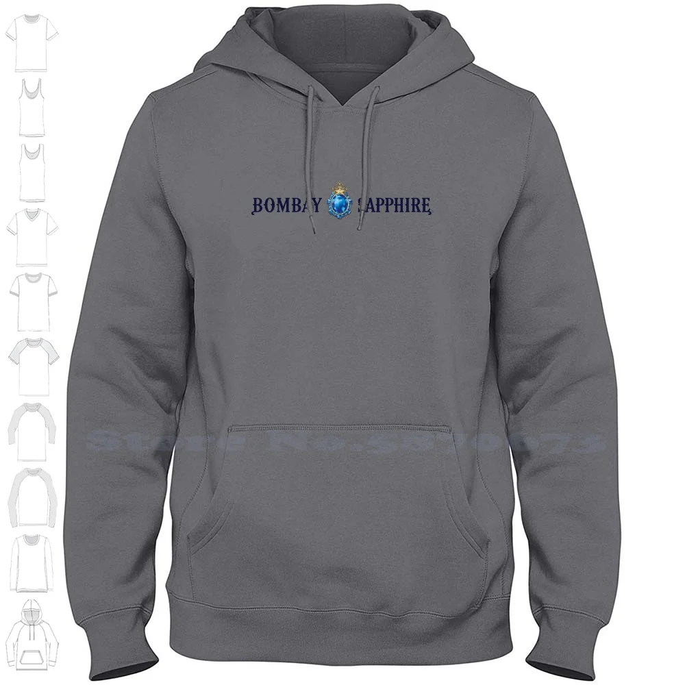 Bombay Sapphire Logo Fashion Sweatshirt Hoodie Top Quality Graphic 100% Cotton Hoodies