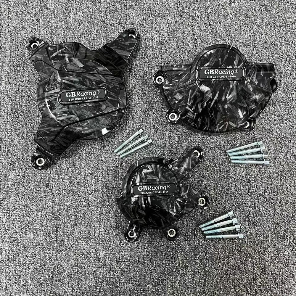 

CBR600RR Motorcycles Engine Cover Protection For GBRacing For HONDA CBR600RR 2007-2023 Engine Protective Carbon Fiber Texture