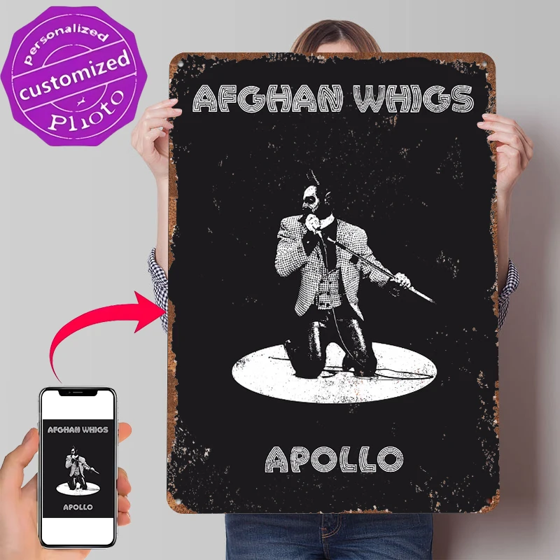 Afghan Whigs Apollo Metal Poster Customized Wall Art Retro Vintage Tinplate Signs for Home Decoration Gaming Garage Decorations