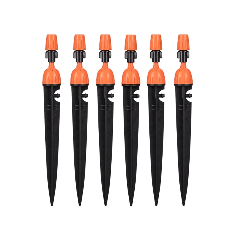 Pulverizador de 8 saídas ajustável, gotejador, 1/4 ''4/7mm, emissor de mangueira, kits de rega, sistema de irrigação por gotejamento, estufas