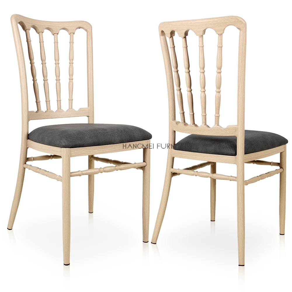#New Design Durable Aluminum Fixed Cushion Napoleon Chiavari Chair for Wedding Party & Banquet