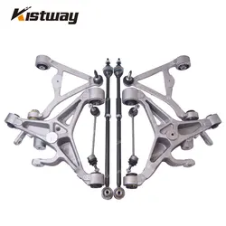 8PCS Rear Control Arm Ball Joint Stabilizer Link Tie Rod Kits For Jaguar XF X250 XJ X350 XJL X351 XK 8 X150