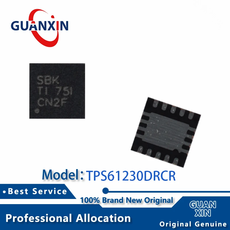 

100% New electronics TPS61230DRCR TPS61230DRCT VSON-10 Marking SBK TPS61230