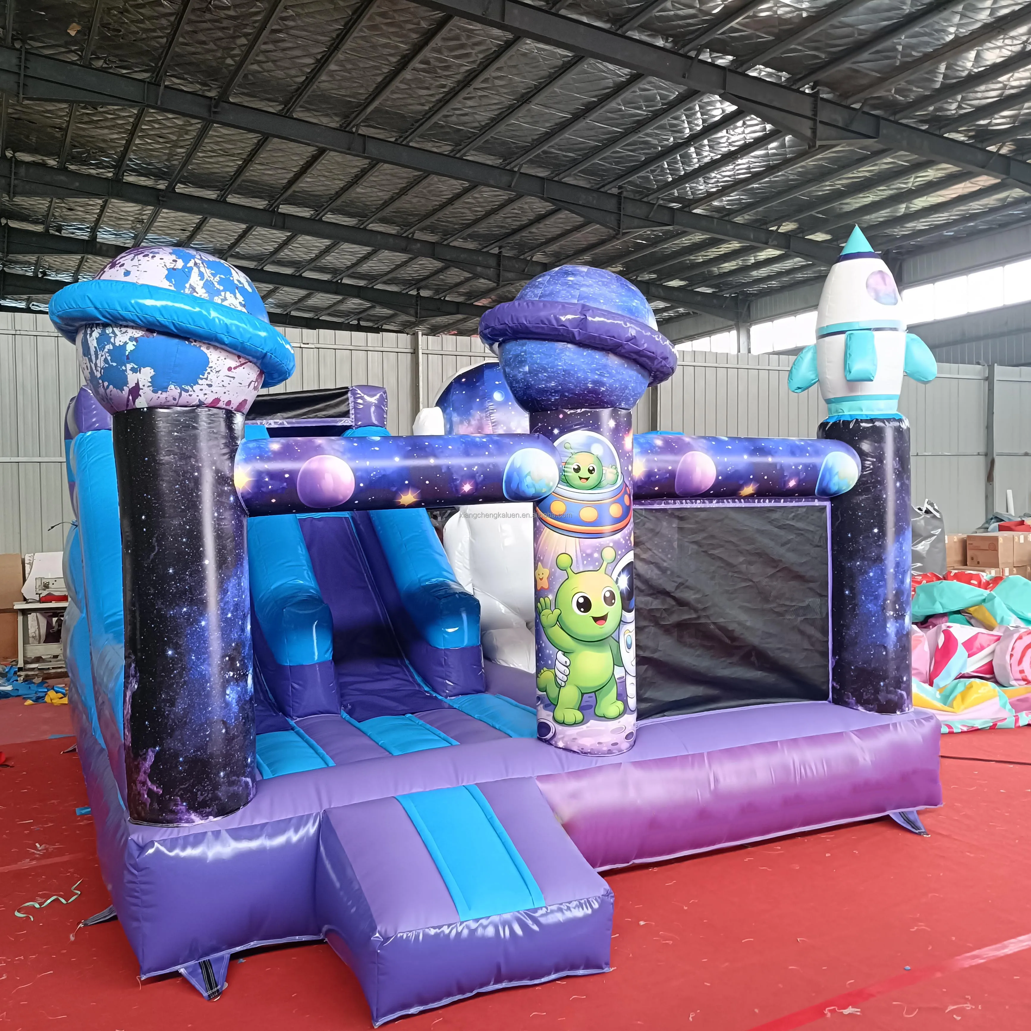 4m*5m Şatosu, PVC Şişme Ev, Yü - Kids Outdoor House incelemesi ve fiyatı