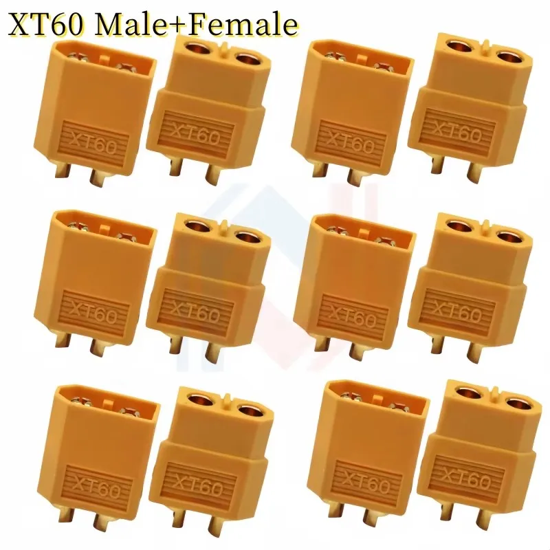 XT60 XT-60 Male/Female Bullet Connectors Cable Plugs With Silicon 12AWG Wire For RC Lipo Battery Quadcopter Multicopter gallery 3