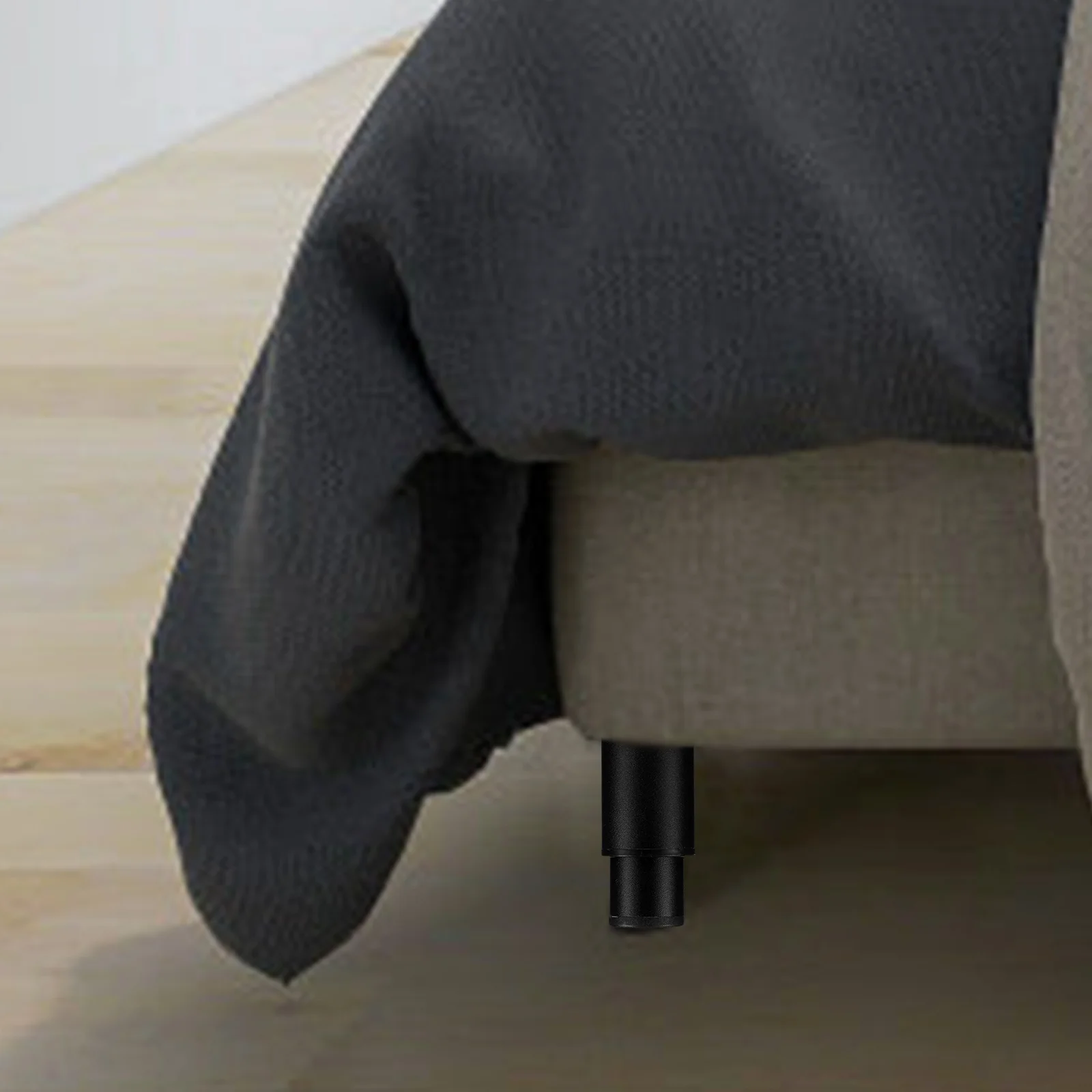 2pcs Bed Support Legs Adjustable Height T-Shaped Metal Base For Bed Frame Center Slat Reinforcement Furniture Legs Replacement