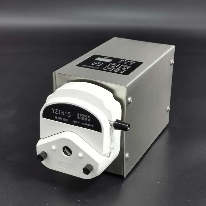 

Rongbai BT100 laboratory peristaltic pump, button speed control, single channel 570mL/min, with YZ15/YZ25 pump head