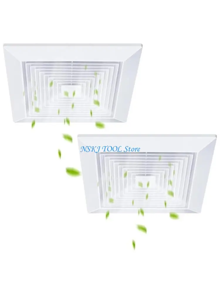 L8RC Bathroom Ceiling Exhaust Fan Cover Household Ventilation Ceiling Fan Cover