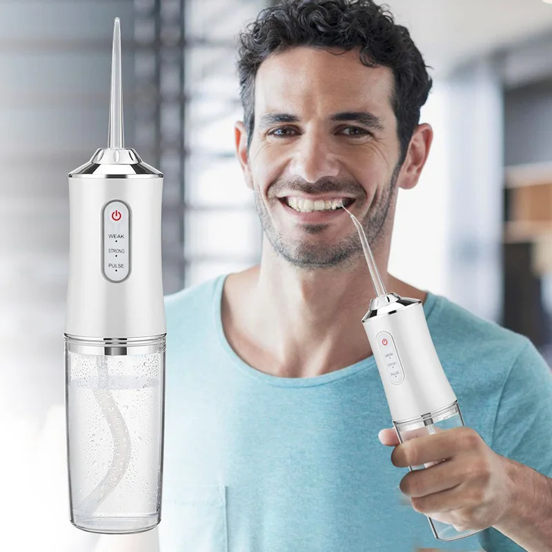 Xiaomi Electric Oral Irrigator Water Flosser Rechargeable Toothbrush 4 Nozzle 230ml 3 Mode Jet Irrigator Dental Teeth Cleaner