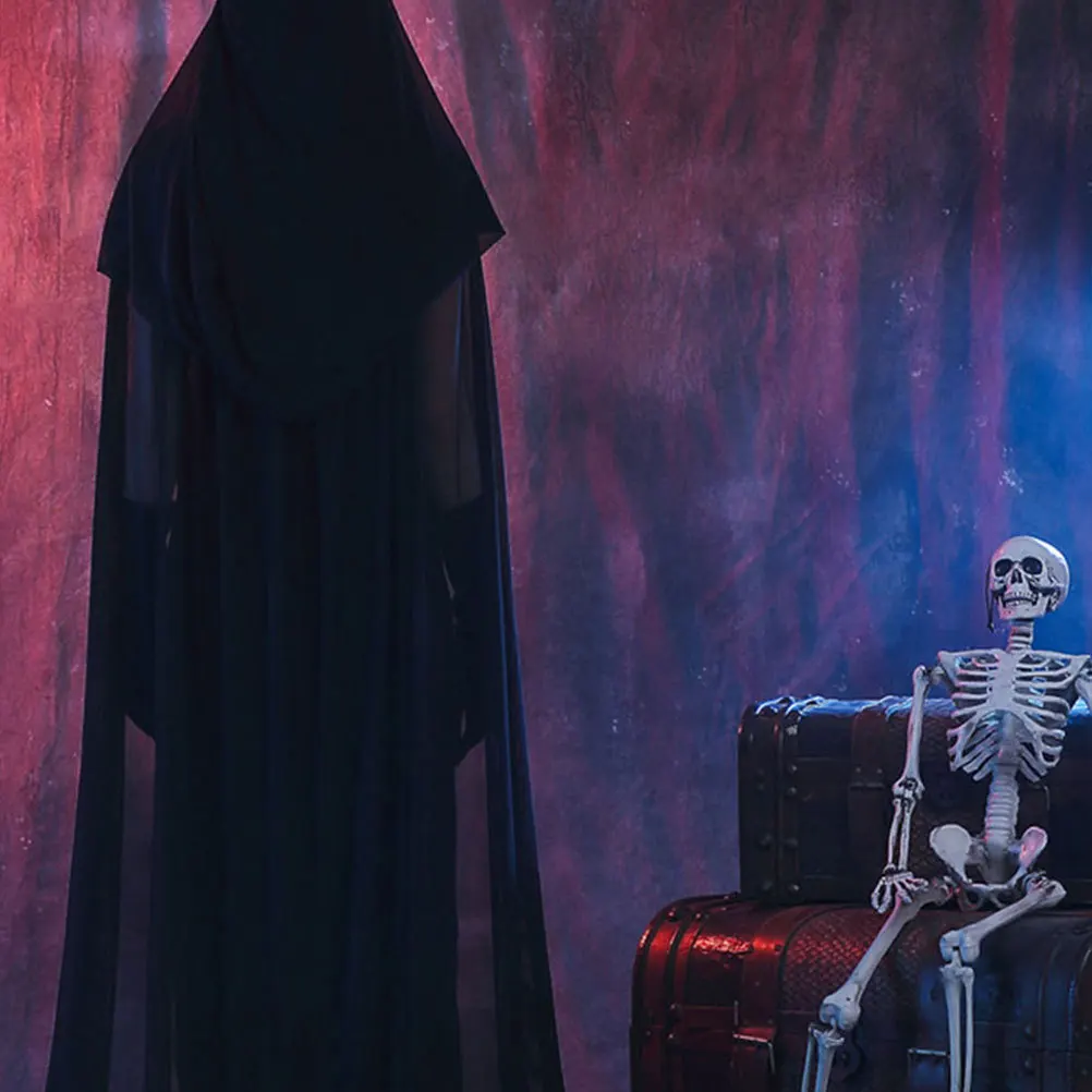 

Women Halloween Witch Costume Size S Mysterious Sorceress Costume for Cosplay Role Play Masquerade Performance