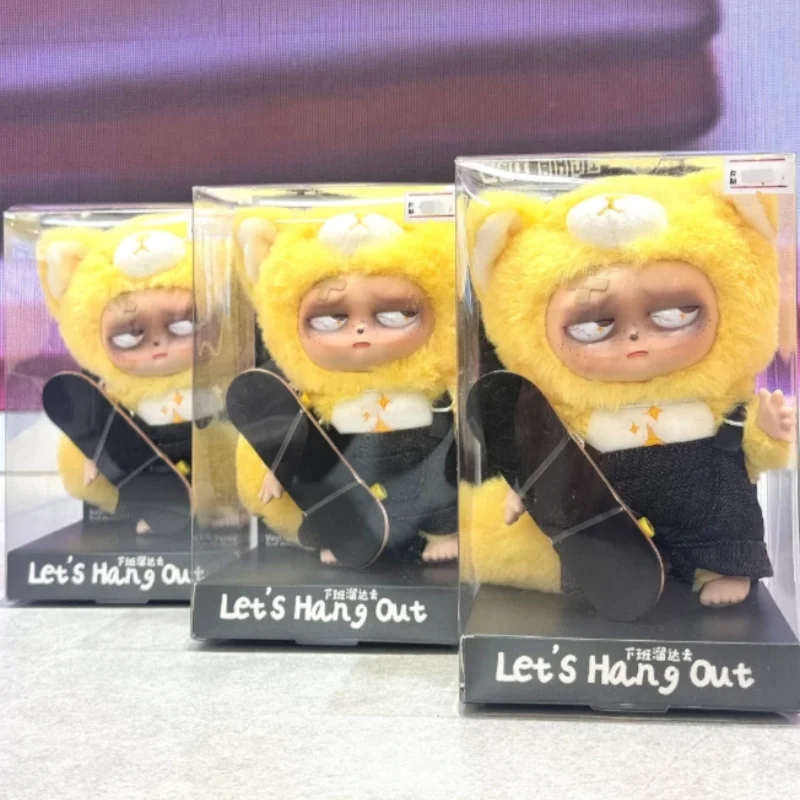 

Фигурка-подвеска Grumpipi из серии Let's Hang Out: трендовая коллекционная игрушка, виниловая модель с плюшевым лицом, декор для стола, персонализированная игрушка