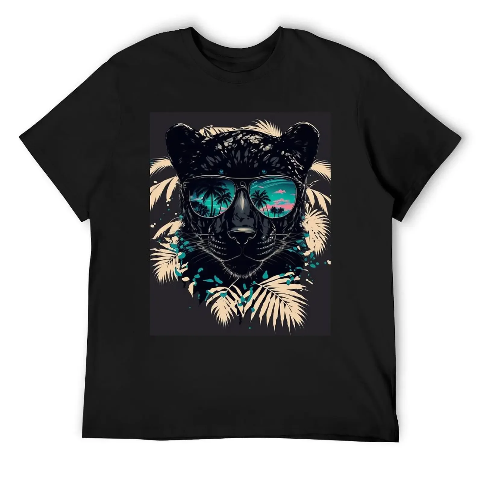 

Black panther in sunglasses T-Shirt