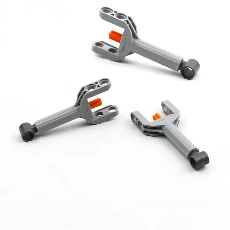 Peças de bloco de construção técnico de haste de pressão pequena 2 peças/5 peças/10 peças pequeno putter montado 92693c01 tijolos moc acessórios de substituição