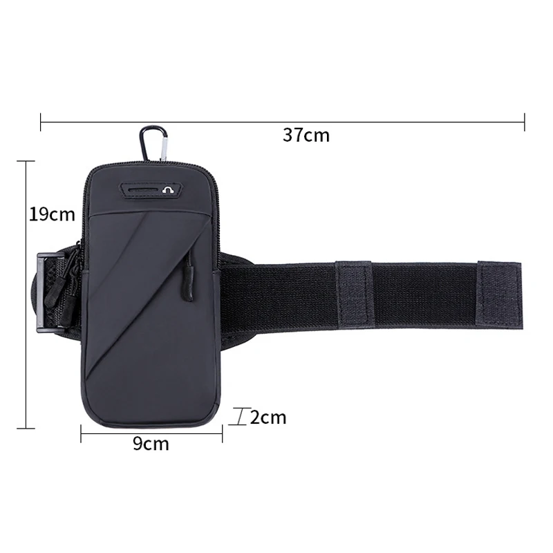 Geestock Waist Bag Sport Men Waterproof Waist Bag For Smartphone Travel Wrist Bag Crossbody Designer Elastic Fitness Phone Bag