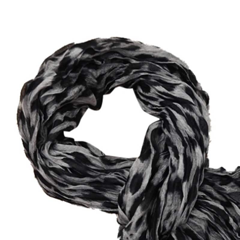 

New Scarf Cotton Hemp Gradient Blue Retro Versatile Printed Women's Long Fold Shawl Soft Fashionable Mountaineering Scarf