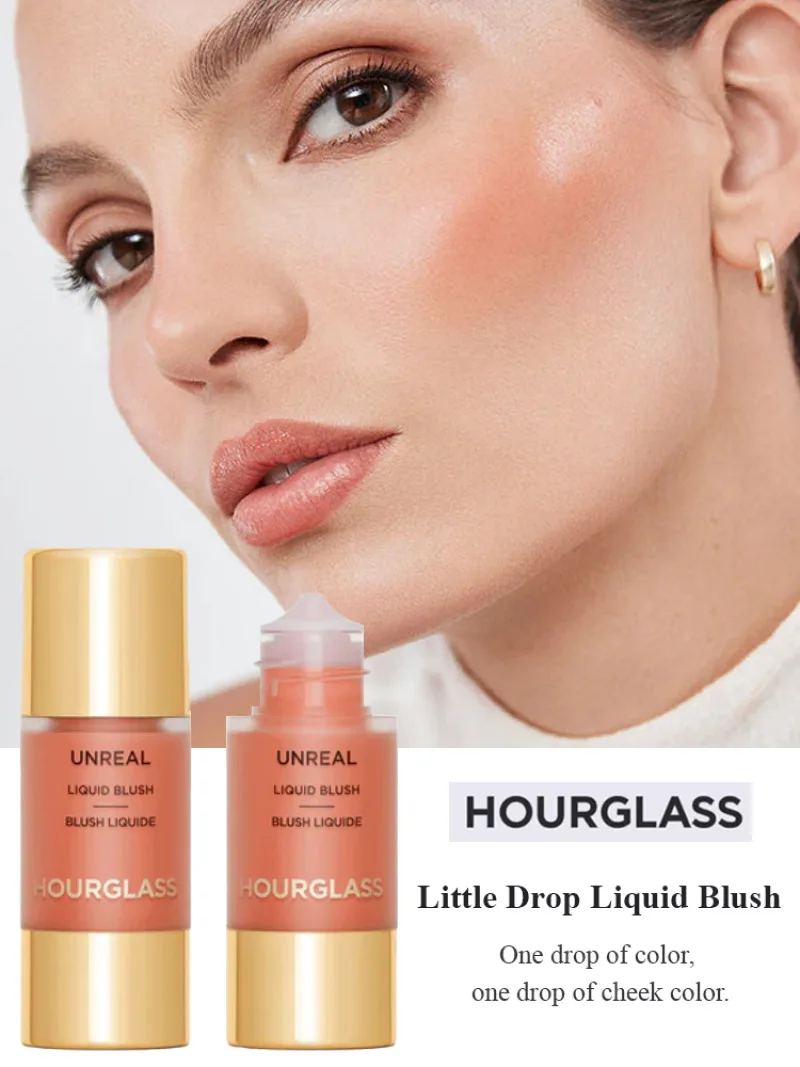 New 6-color Liquid Powder Blusher Facial Makeup Facial Makeup Lasting Matte Eye Shadow Facial Rouge Water Color Natural Makeup