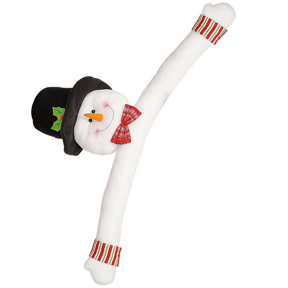 

Festive Christmas Tree Topper Snowman Hugging Ornament for Holiday Decoration Indoor Xmas Tree Decor Home Party Accessory