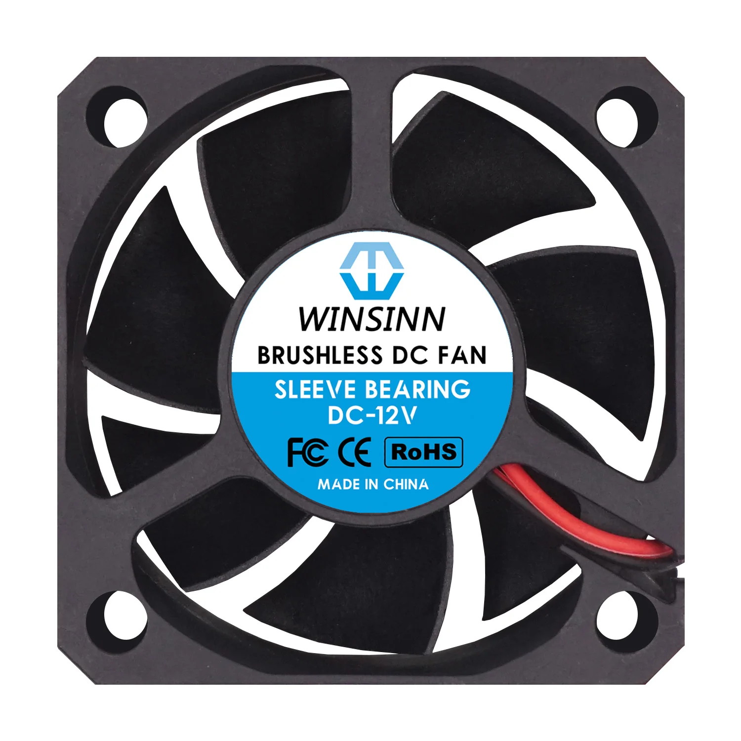 WINSINN 5020 50mm Fan DC 5V 12V 24V Sleeve / Dual Ball Bearing Brushless Cooling 50x20mm 2PIN